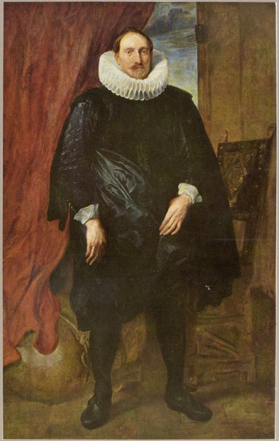 Porträtt av en man, möjligen från familjen Vinck/Vincque av Anthony van Dyck