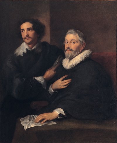 Porträtt av bröderna de Wael, ca. 1620-1630 av Anthony van Dyck