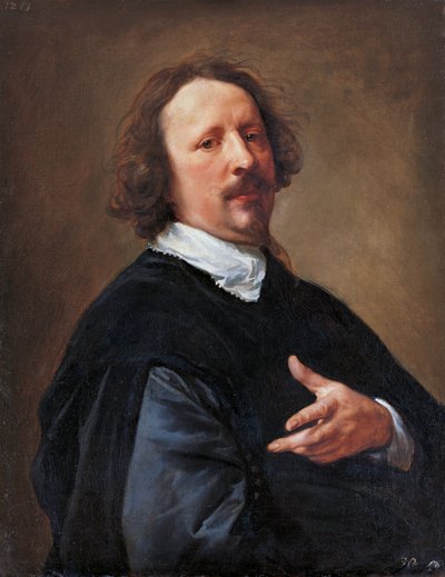 Porträtt av målaren Gaspard de Crayer (1584-1669) av Anthony van Dyck