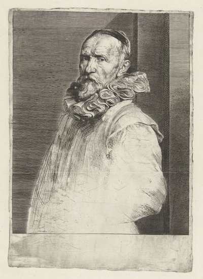 Porträtt av Hans de Wael av Anthony van Dyck