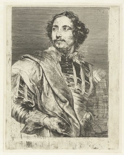 Porträtt av Paulus Pontius av Anthony van Dyck