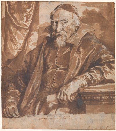 Porträtt av Wenzel Coeberger (Coebergher) av Anthony van Dyck