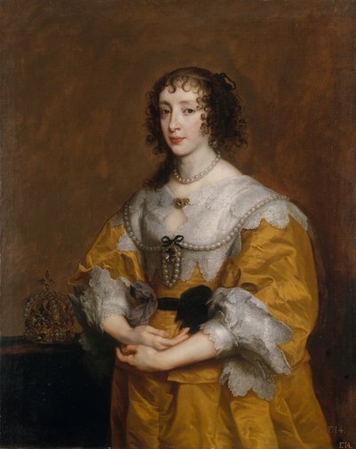 Drottning Henrietta Maria, 1636. av Anthony van Dyck