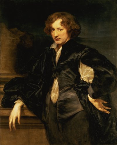 Självporträtt, ca 1620-21 (olja på duk) av Anthony van Dyck