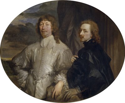 Sir Endymion Porter och Sir Anthony van Dyck av Anthony van Dyck