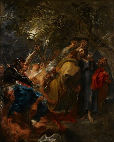 Förräderiet mot Kristus av Anthony van Dyck
