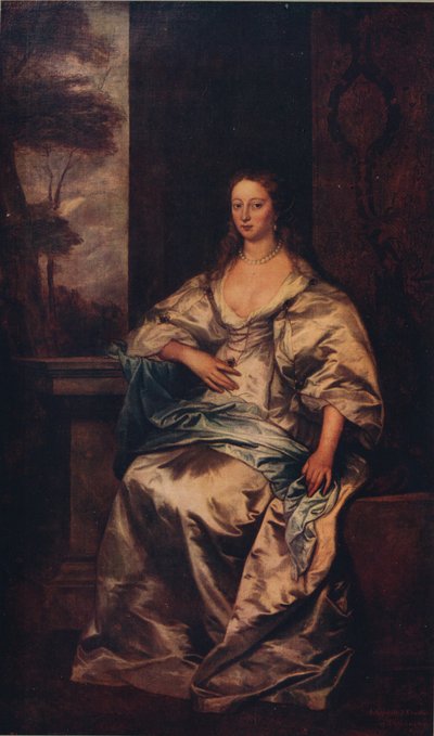 Grevinnan av Southampton, 1640-1641, c1915 av Anthony van Dyck