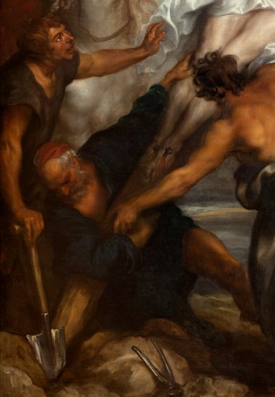 The Elevation of the Cross, före 1631 (olja) av Anthony van Dyck