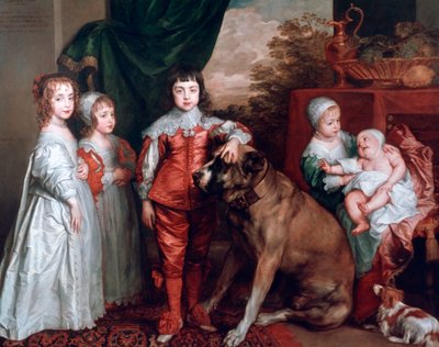 Karl I:s fem äldsta barn, 1637. av Anthony van Dyck