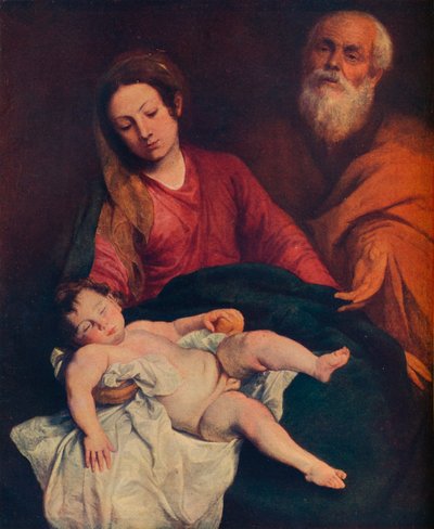 Den heliga familjen, c1624 av Anthony van Dyck