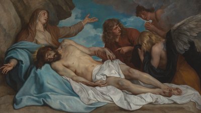 Sörjandet över den döde Kristus av Anthony van Dyck