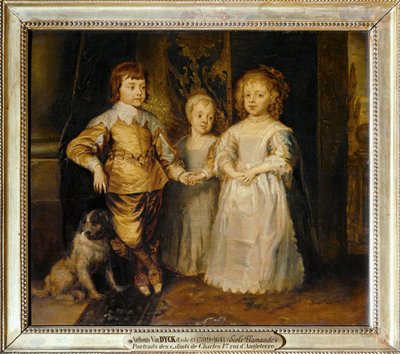 Barnen till Karl I av England; ... av Anthony van Dyck