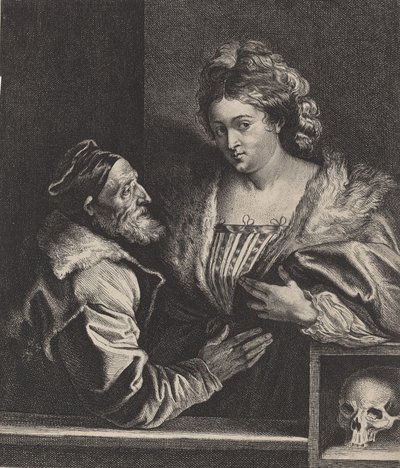 Tizians älskarinna. av Anthony van Dyck