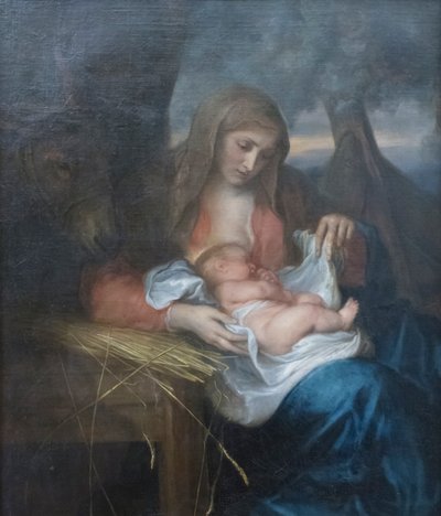 Virgin of the strå av Anthony van Dyck
