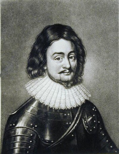 Fredrik V (1596-1632) Kung av Böhmen, kurfurst Palatinen vid Rhen, illustration från Portraits of Characters Illustrious in British History, graverad av Robert Dunkarton (1744-c.1817) (mezzotint) av Anthony van after Dyck
