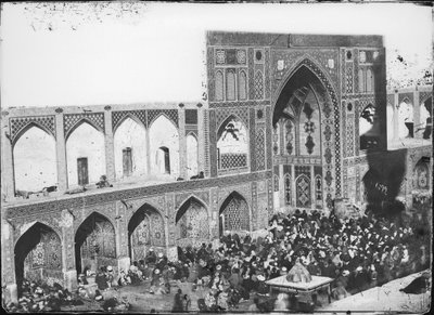 Sipahsalar-moskén, byggd 1866, c.1880–1930 av Antoin Sevruguin