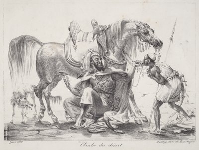 Desert Arab (Desert Arab) av Antoine-Jean Gros