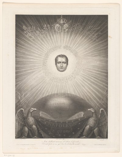 Glorifiering av Napoleon Bonaparte av Antoine Aubert
