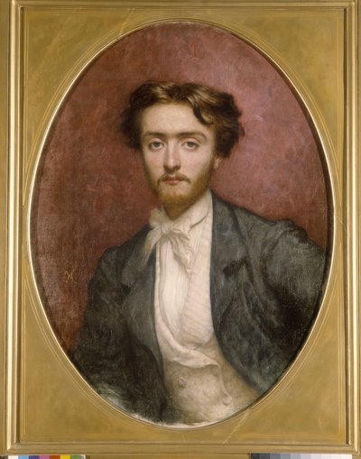Porträtt av Pierre Pastre (olja på duk) av Antoine Auguste Ernest Herbert or Hebert
