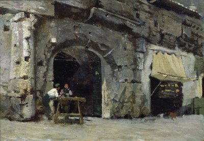 Rom, mörka butiker av Antoine Auguste Ernest Herbert or Hebert