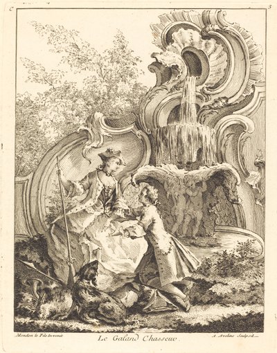 Galandjägaren av Antoine Aveline after Jean Mondon