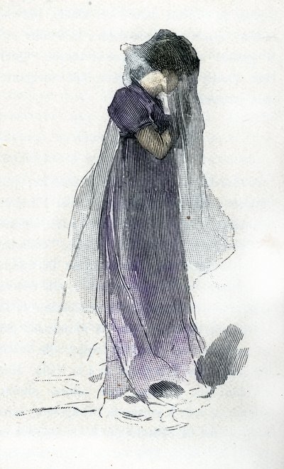 Porträtt av Fanny Dillon (1785-1836) hustru till greve Bertrands följeslagare till Napoleon I som följde honom till Saint Helene av Antoine Calbet