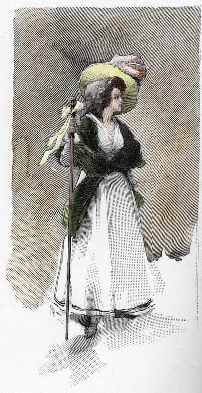 Porträtt av den italienska sångerskan Giuseppina Grassini (1773-1850) av Antoine Calbet