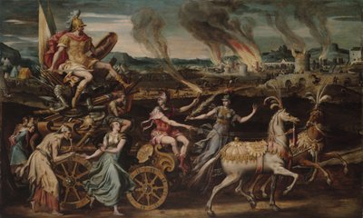 Mars triumf, ca 1570 av Antoine Caron