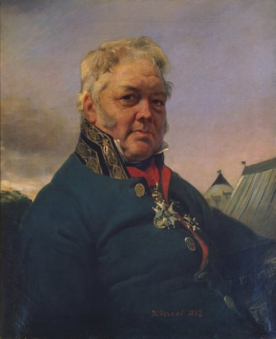 Baron Rene Nicolas Dufriche-Desgenettes (1762-1837) 1822 (olja på duk) av Antoine Charles Horace Vernet