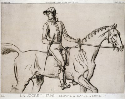 Jockey av Antoine Charles Horace Vernet