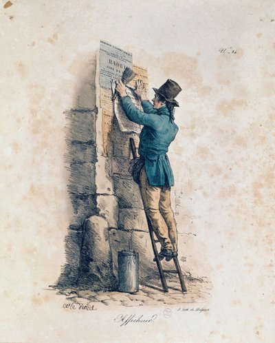 Billaffisch av Antoine Charles Horace Vernet