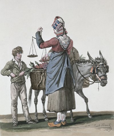 Körsbärssäljaren av Antoine Charles Horace Vernet
