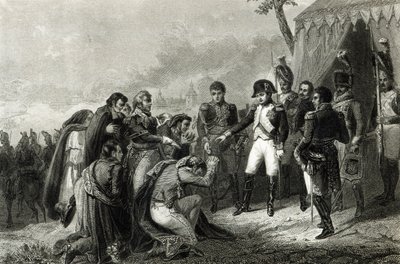 Den besegrade spanjoren föll ned inför Napoleon innan hans inträde i Madrid, december 1808 av Antoine Charles Horace Vernet