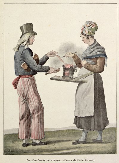 Korvförsäljaren av Antoine Charles Horace Vernet