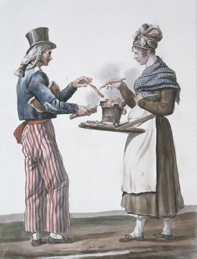 Korvförsäljaren av Antoine Charles Horace Vernet