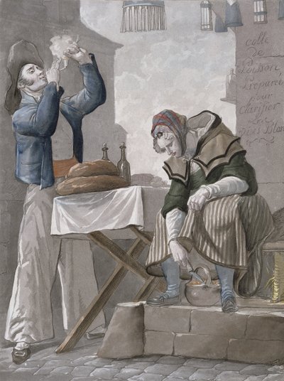 "Det finns ingen rök utan eld" av Antoine Charles Horace Vernet
