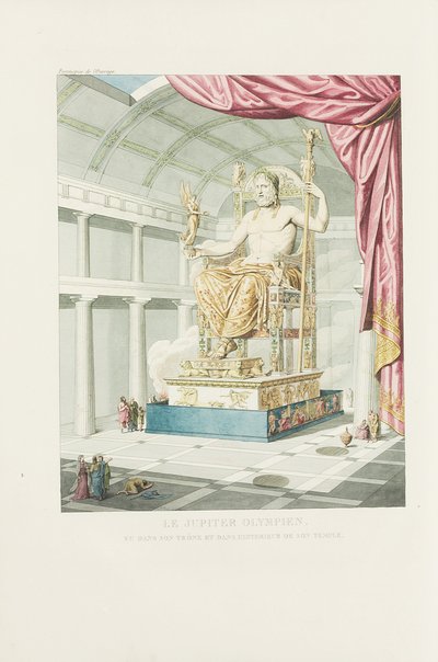 The Olympian Jupiter: eller The Art of Ancient Sculpture, frontispice av Antoine-Chrysostome Quatremère de Quincy