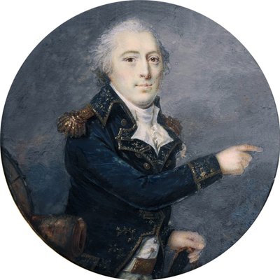 General Baron Thouvenot (1757-1817) av Antoine-Claude Fleury (fl ca 1790-1822) av Antoine Claude Fleury