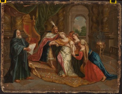 Ester och Ahasveros av Antoine Coypel