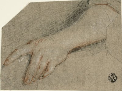 Handpekning och underarm av Antoine Coypel