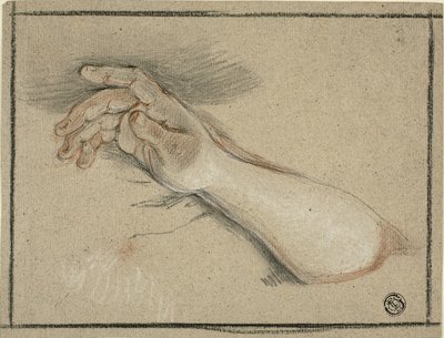 Hand och underarm av Antoine Coypel