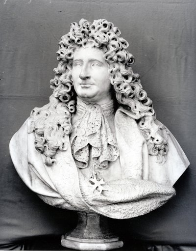 Byst av Jules Hardouin Mansart (1646-1708) 1698 (marmor) av Antoine Coysevox
