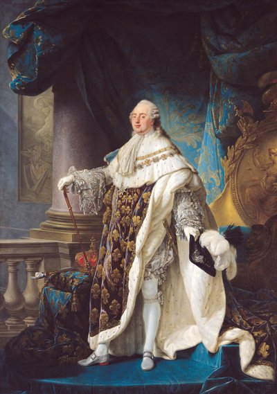 Ludvig XVI (1754-93) (olja på duk) av Antoine François Callet