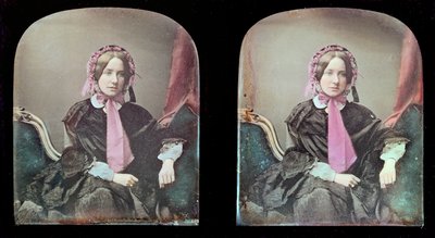 Porträtt av en kvinna (daguerreotypi) av Antoine Francois Jean Claudet