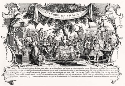 Krakowträdet, 1742 av Antoine Humblot