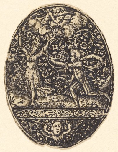 Apollo och Daphne av Antoine Jacquard
