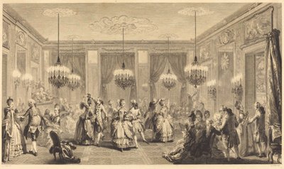 Bollen klädd av Antoine Jean Duclos after Augustin de Saint Aubin