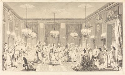 Det verkar för dem av Antoine Jean Duclos after Augustin de Saint Aubin