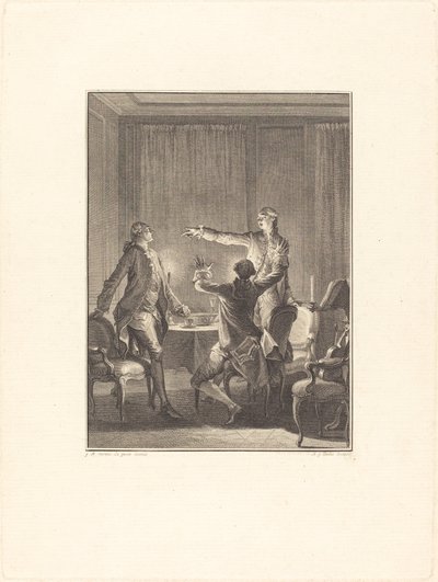 Provokationen av Antoine Jean Duclos after Jean Michel Moreau