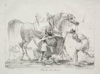 Arab av öknen, 1817. av Antoine Jean Gros
